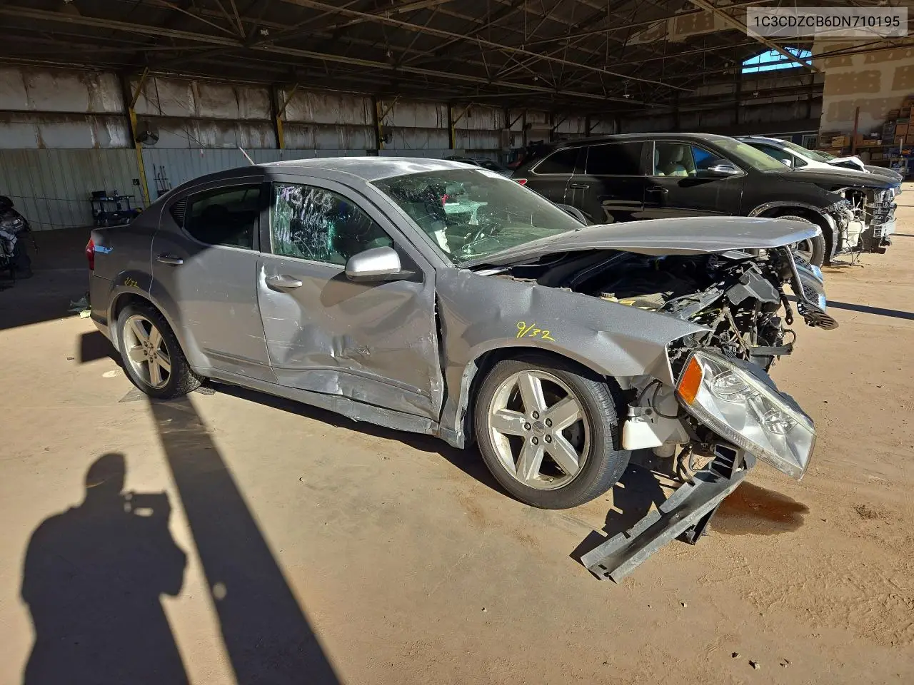 2013 DODGE AVENGER VIN 1C3CDZCB6DN710195 — фото 4