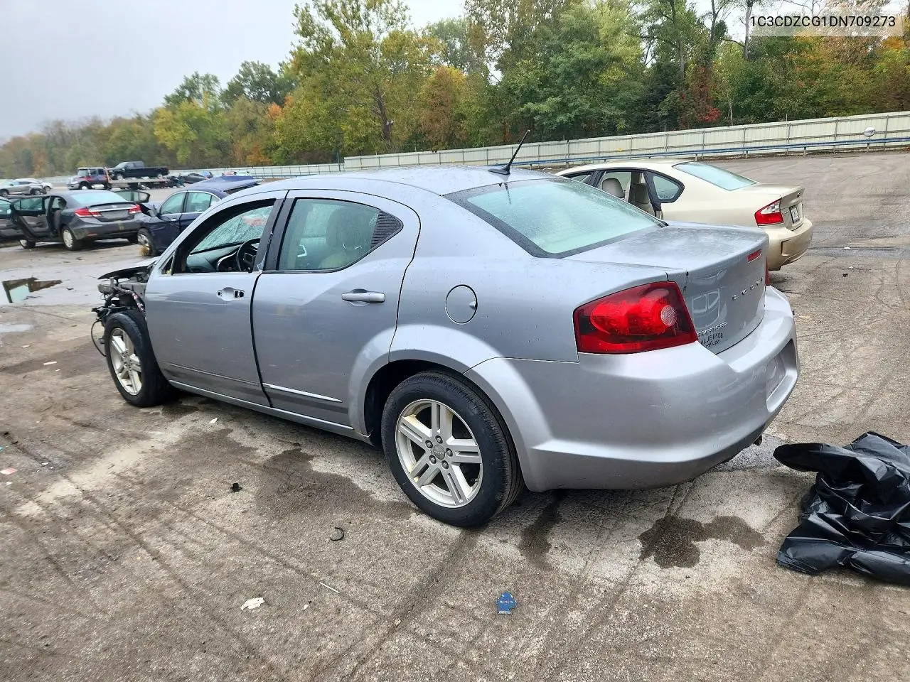 2013 DODGE AVENGER VIN 1C3CDZCG1DN709273 — фото 2