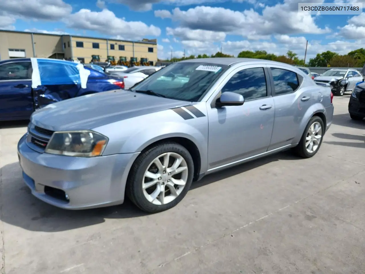 DODGE AVENGER 2013, VIN 1C3CDZBG6DN717483