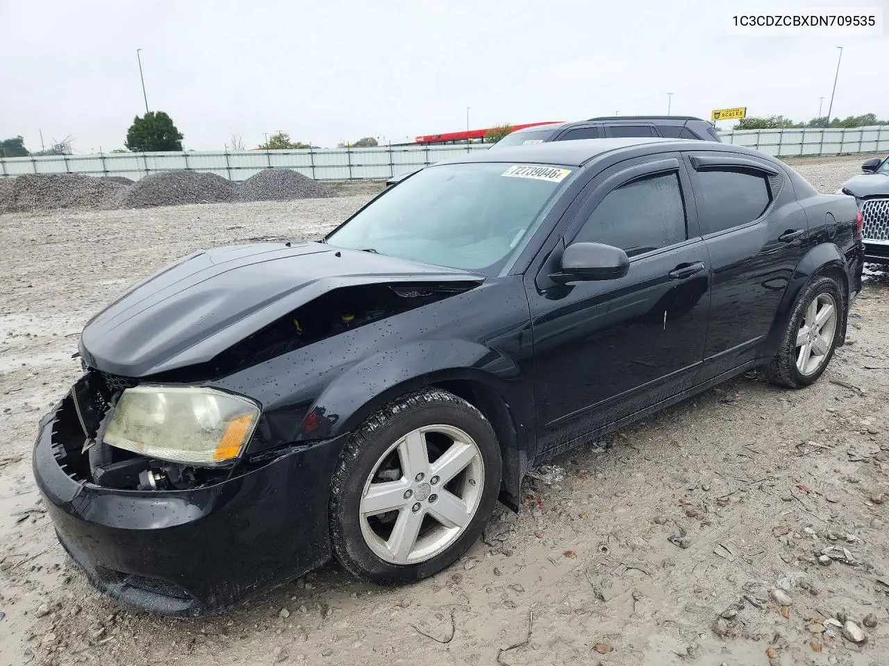 DODGE AVENGER 2013, VIN 1C3CDZCBXDN709535