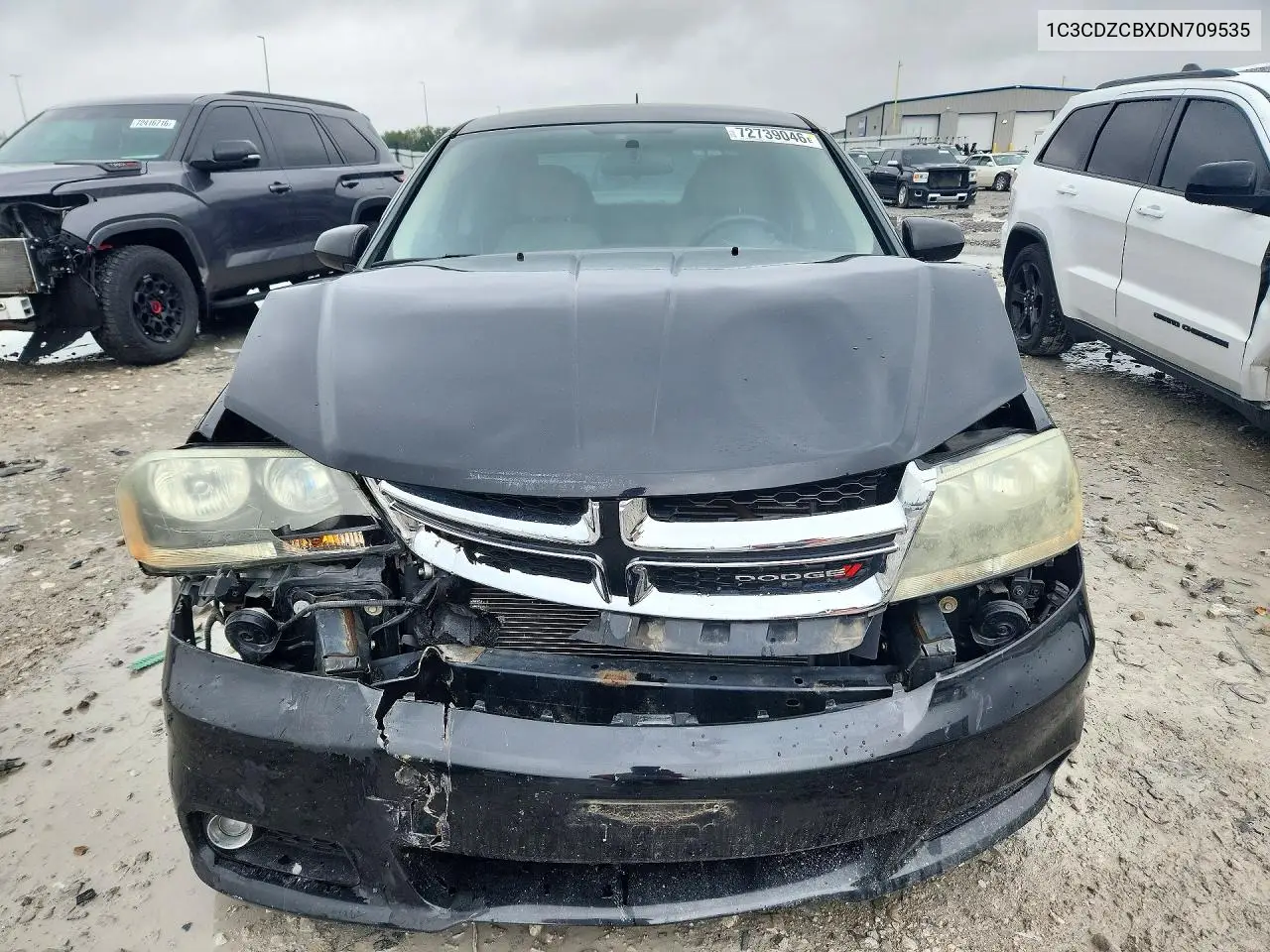 2013 DODGE AVENGER VIN 1C3CDZCBXDN709535 — фото 5