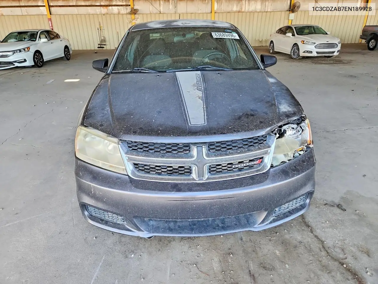 2014 DODGE AVENGER VIN 1C3CDZAB7EN189928 — фото 5