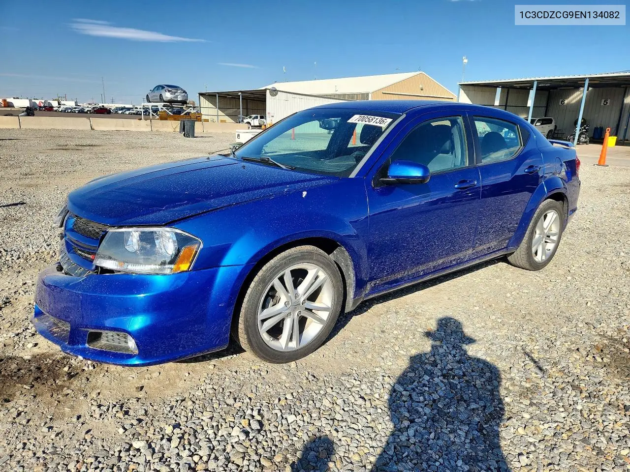 DODGE AVENGER 2014, VIN 1C3CDZCG9EN134082