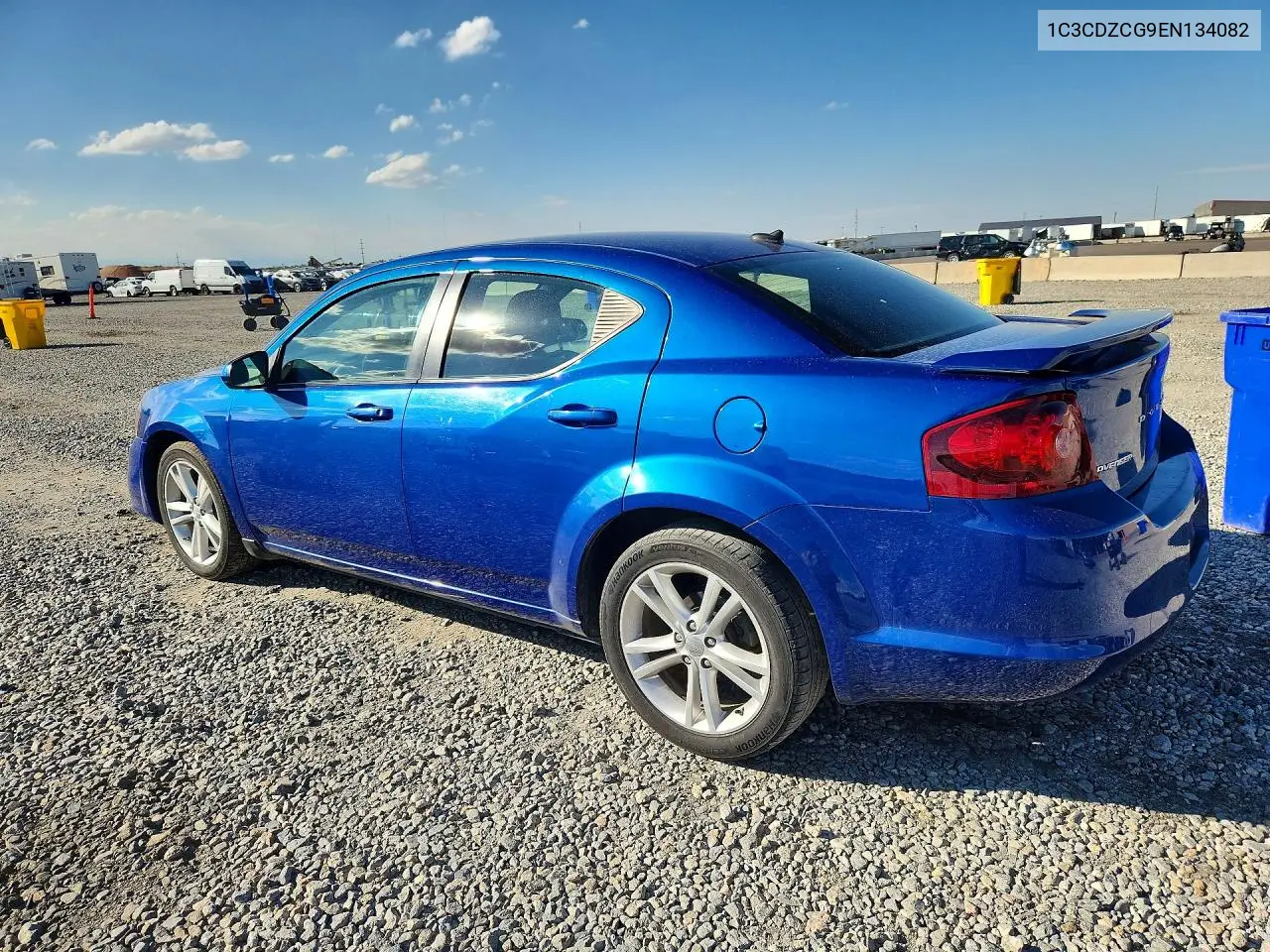 2014 DODGE AVENGER VIN 1C3CDZCG9EN134082 — фото 2