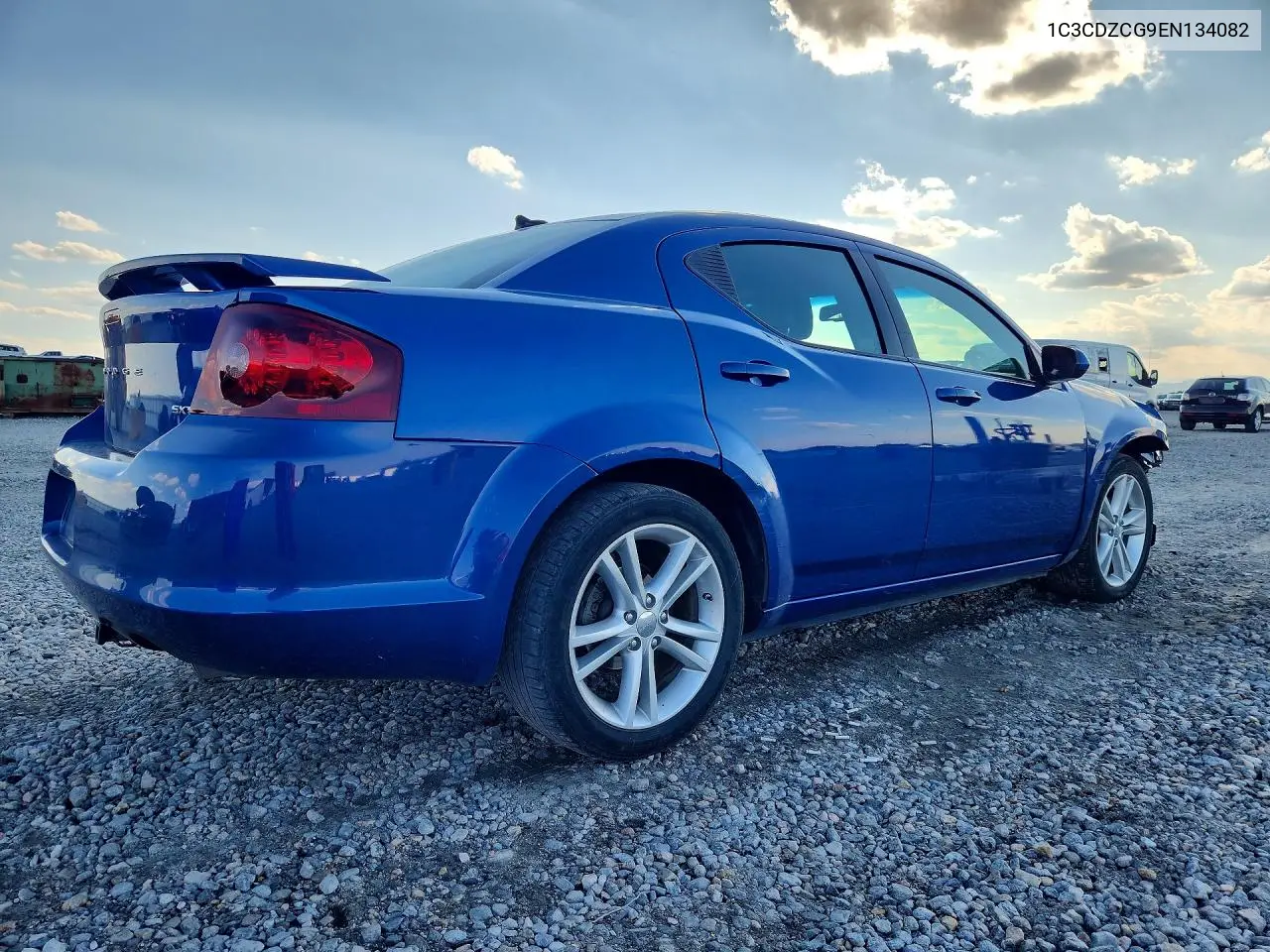 2014 DODGE AVENGER VIN 1C3CDZCG9EN134082 — фото 3