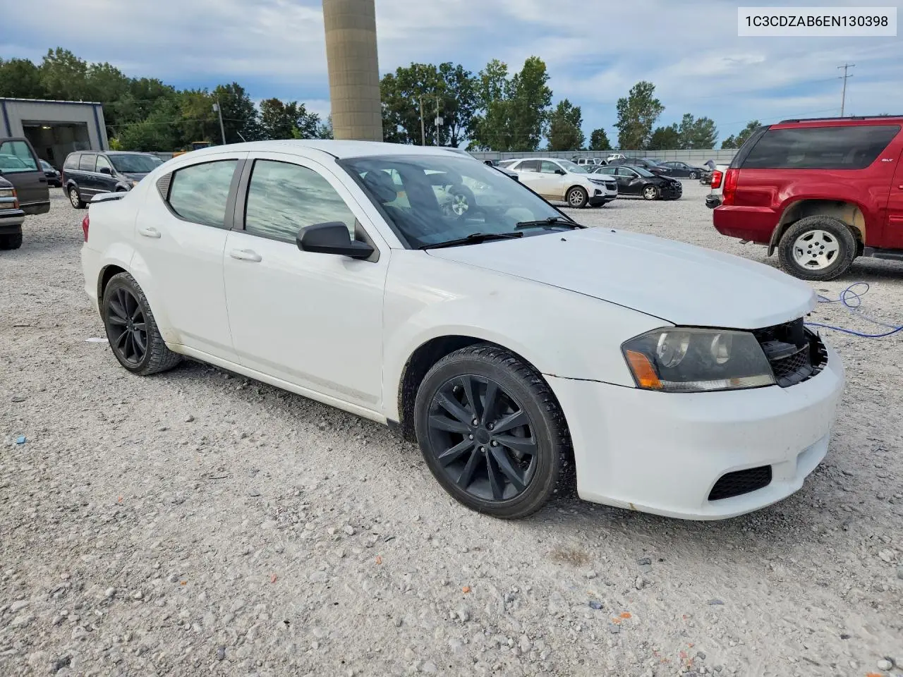 2014 DODGE AVENGER VIN 1C3CDZAB6EN130398 — фото 4