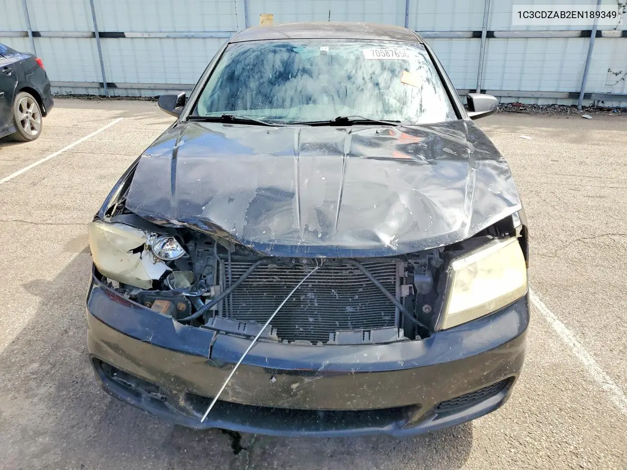 2014 DODGE AVENGER VIN 1C3CDZAB2EN189349 — фото 5