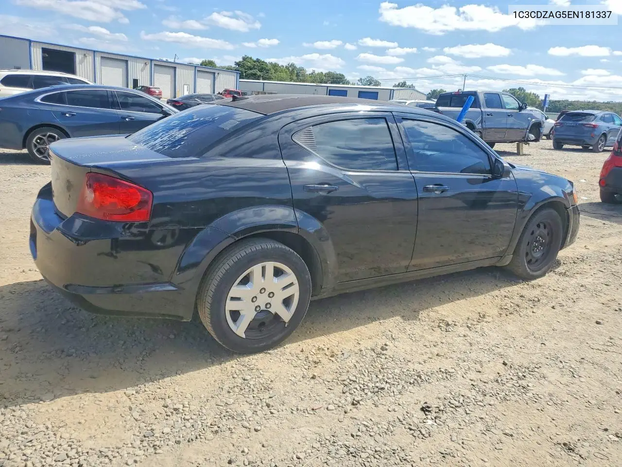 2014 DODGE AVENGER VIN 1C3CDZAG5EN181337 — фото 3