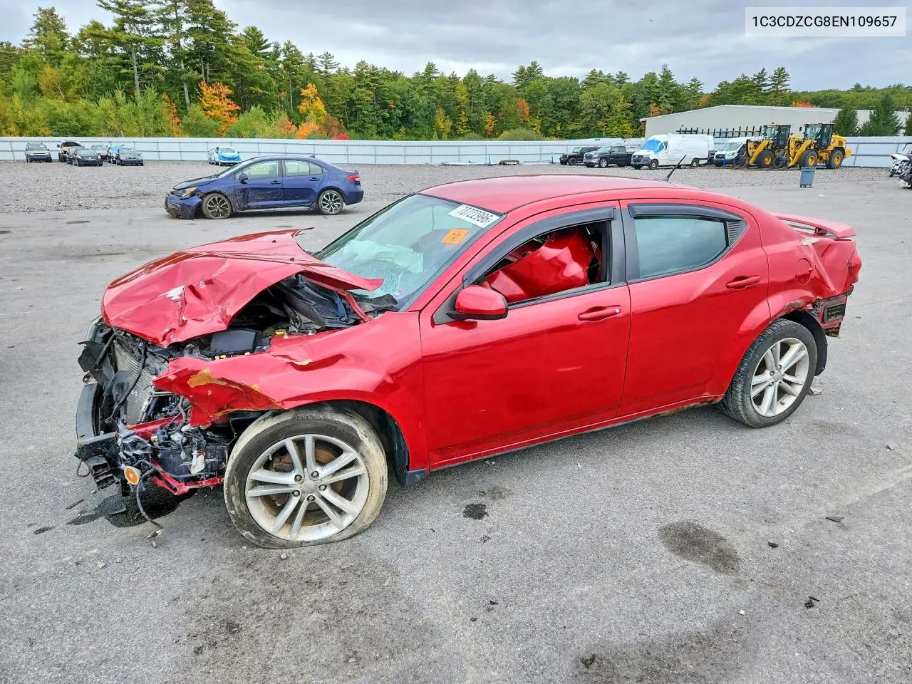 DODGE AVENGER 2014, VIN 1C3CDZCG8EN109657