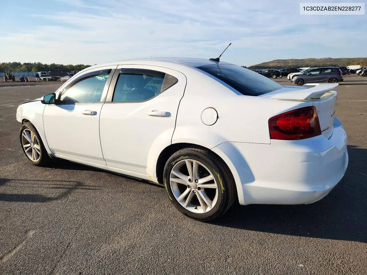 2014 DODGE AVENGER VIN 1C3CDZAB2EN228277 — фото 2