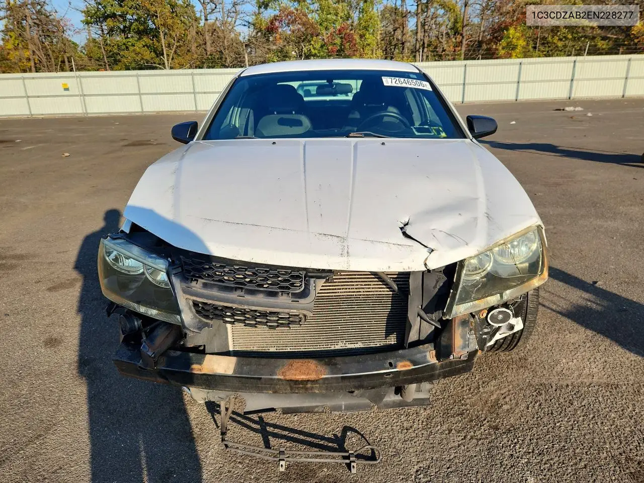 2014 DODGE AVENGER VIN 1C3CDZAB2EN228277 — фото 5