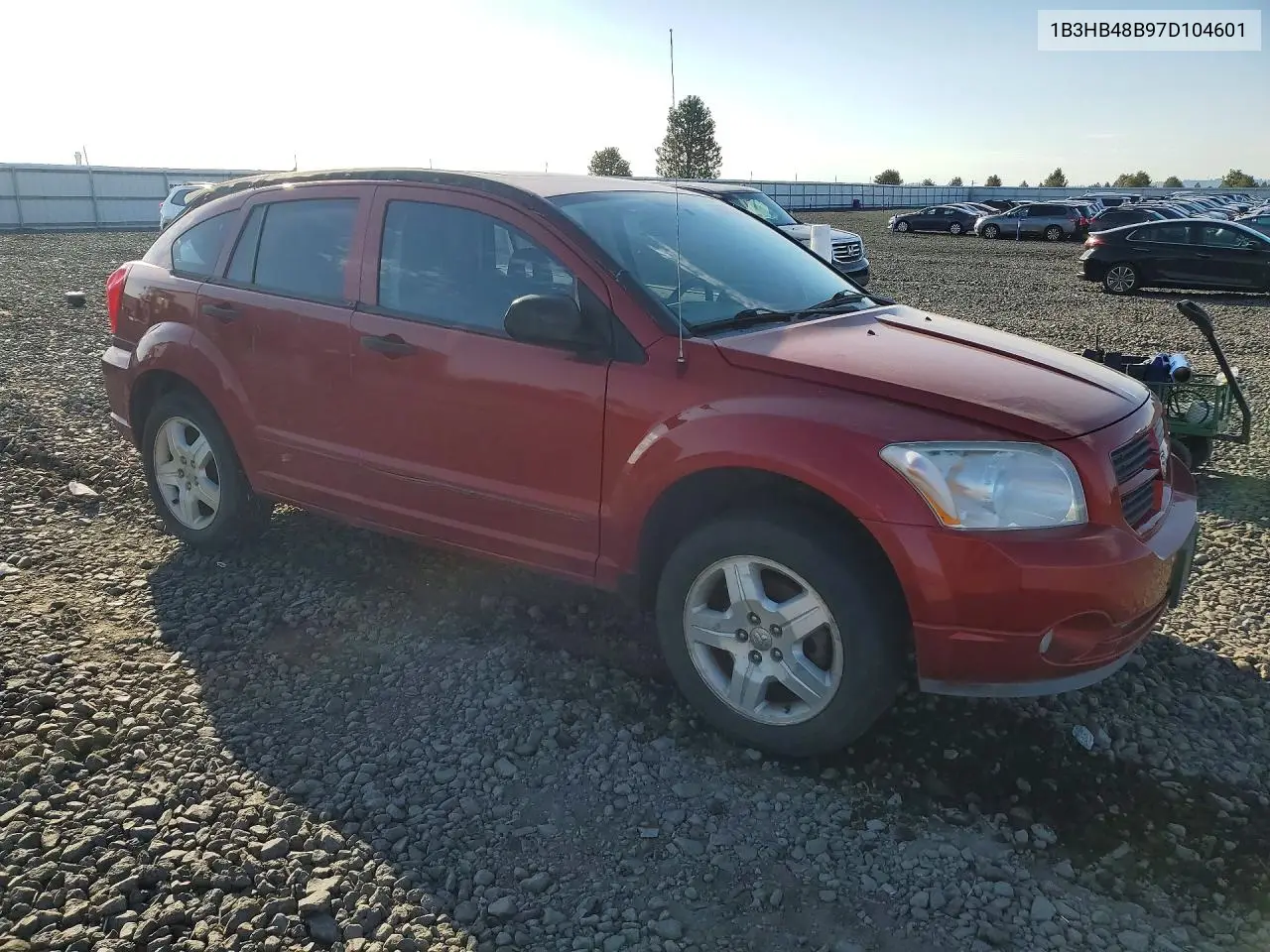 2007 DODGE CALIBER VIN 1B3HB48B97D104601 — фото 4