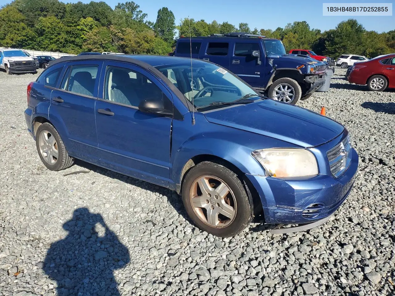 2007 DODGE CALIBER VIN 1B3HB48B17D252855 — фото 4