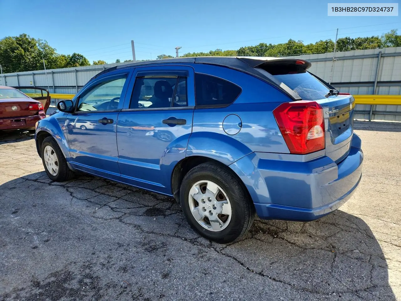2007 DODGE CALIBER VIN 1B3HB28C97D324737 — фото 2