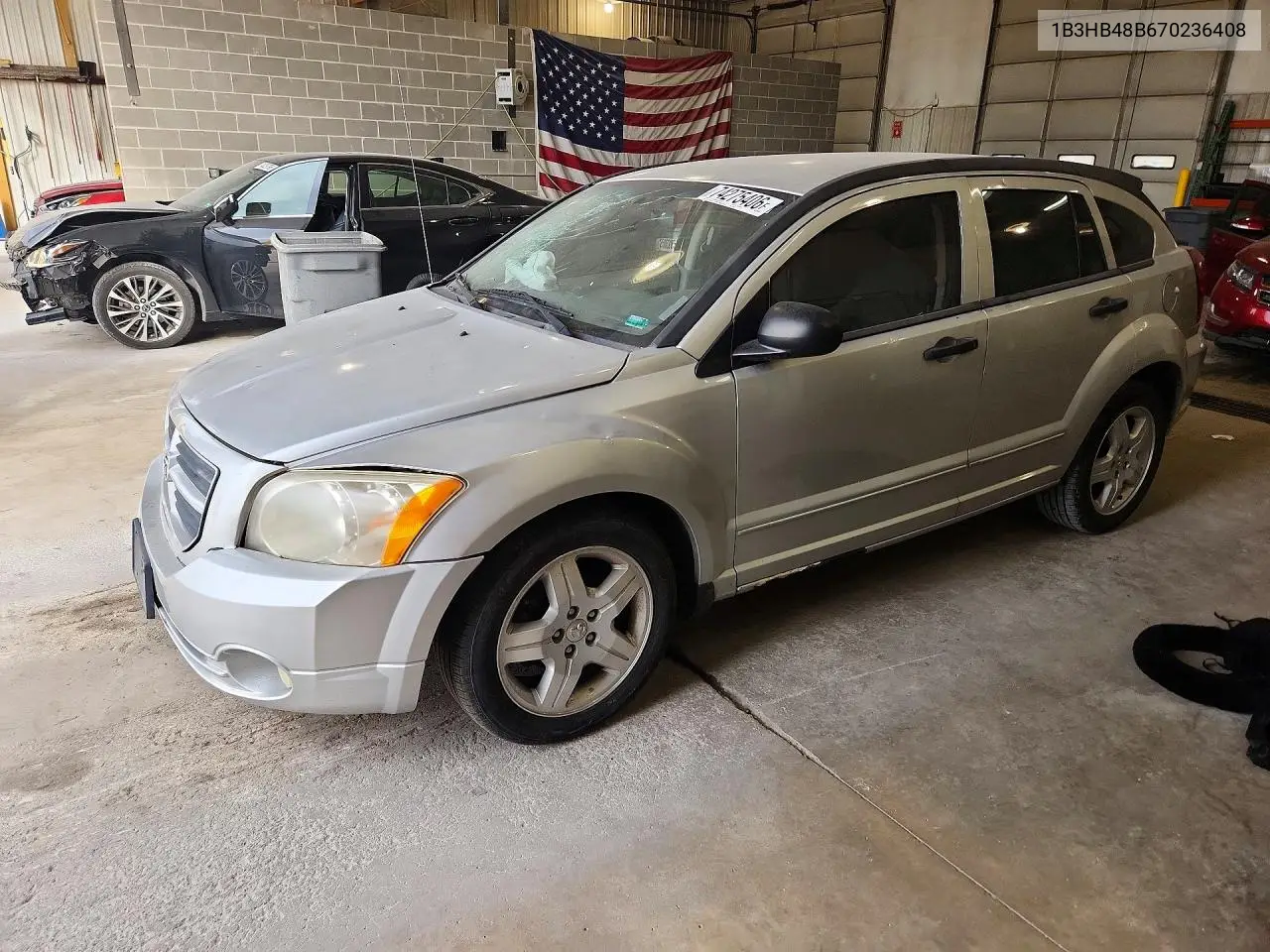 DODGE CALIBER 2007, VIN 1B3HB48B670236408