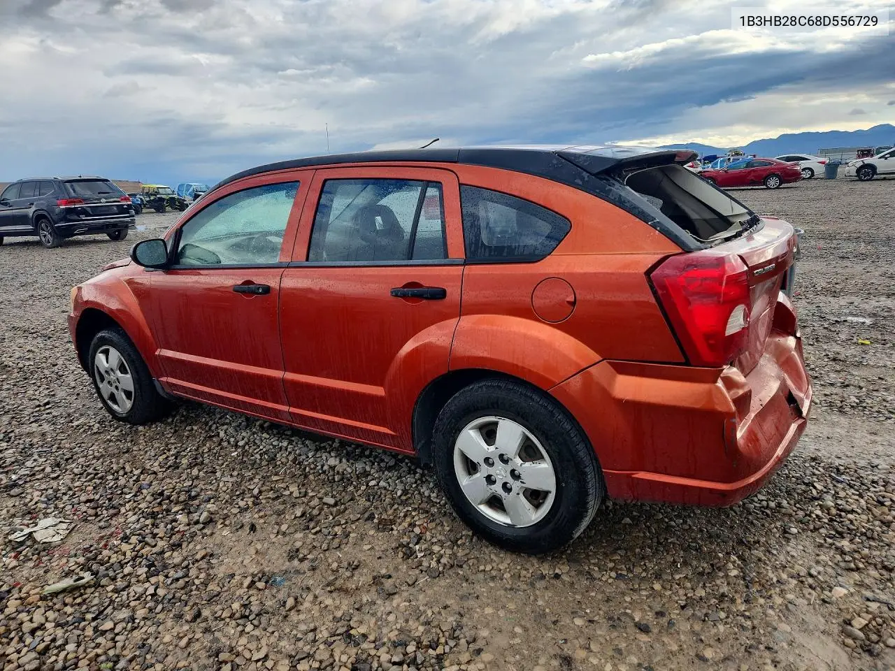 2008 DODGE CALIBER VIN 1B3HB28C68D556729 — фото 2