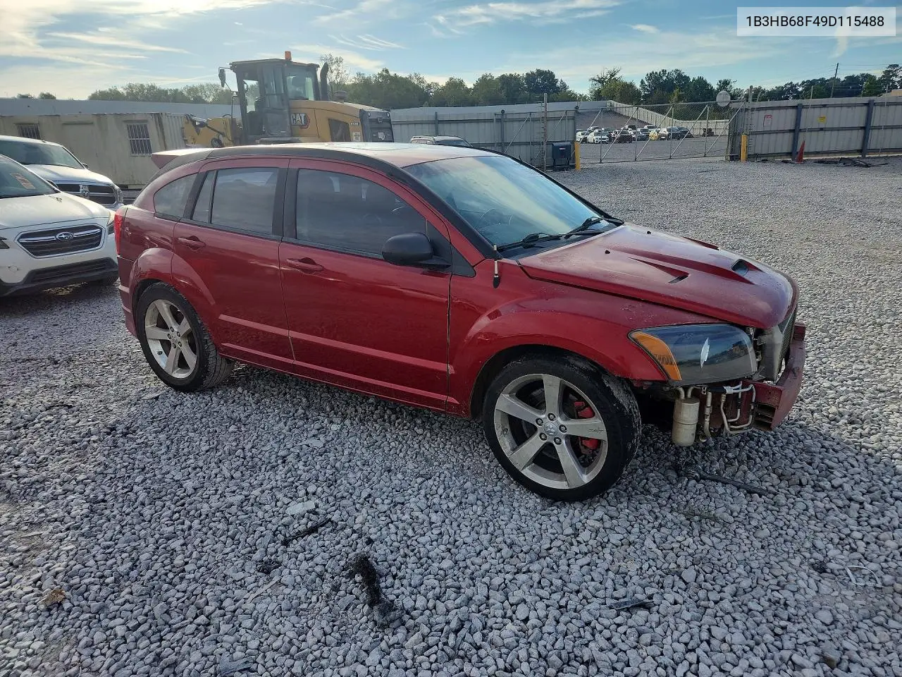 2009 DODGE CALIBER VIN 1B3HB68F49D115488 — фото 4