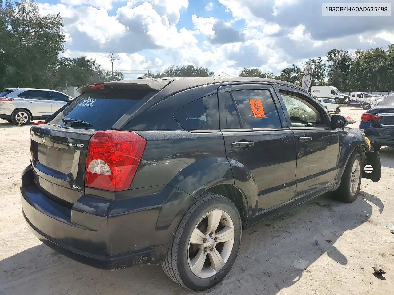 2010 DODGE CALIBER VIN 1B3CB4HA0AD635498 — фото 3