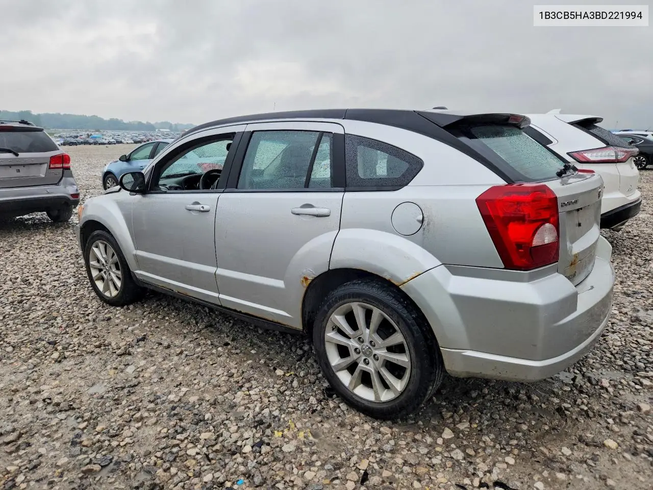 2011 DODGE CALIBER VIN 1B3CB5HA3BD221994 — фото 2
