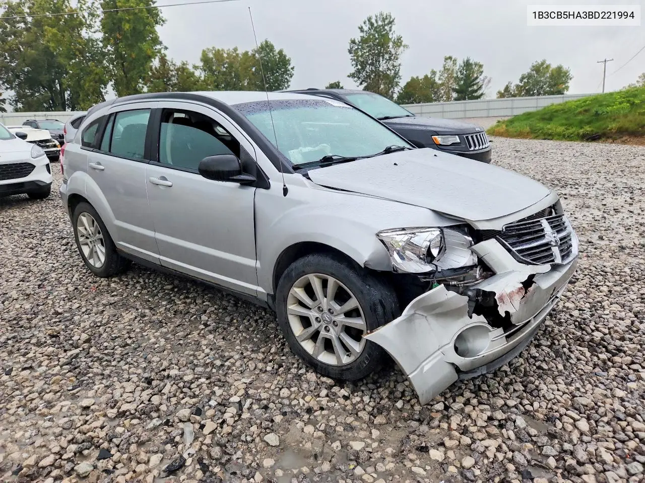 2011 DODGE CALIBER VIN 1B3CB5HA3BD221994 — фото 4