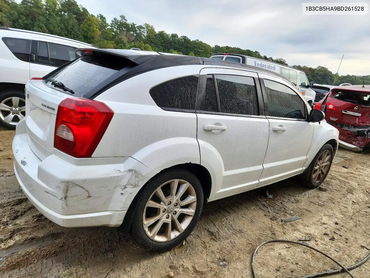 2011 DODGE CALIBER VIN 1B3CB5HA9BD261528 — фото 3