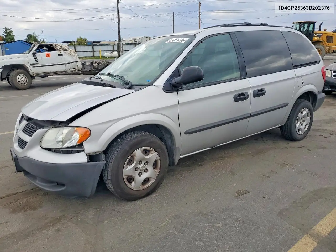 DODGE CARAVAN 2003, VIN 1D4GP25363B202376