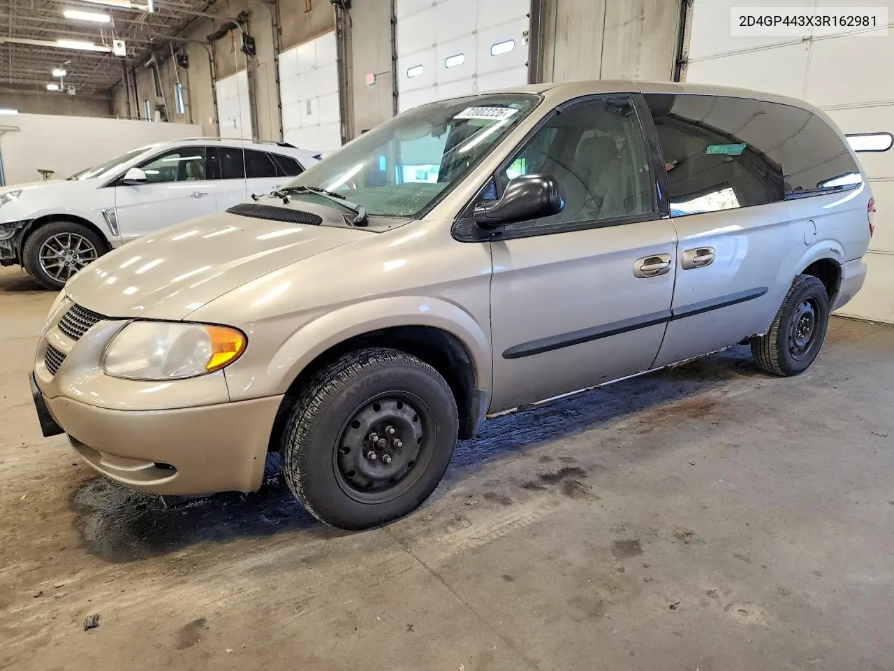 DODGE CARAVAN 2003, VIN 2D4GP443X3R162981