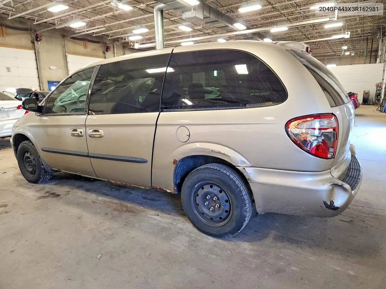 2003 DODGE CARAVAN VIN 2D4GP443X3R162981 — фото 2