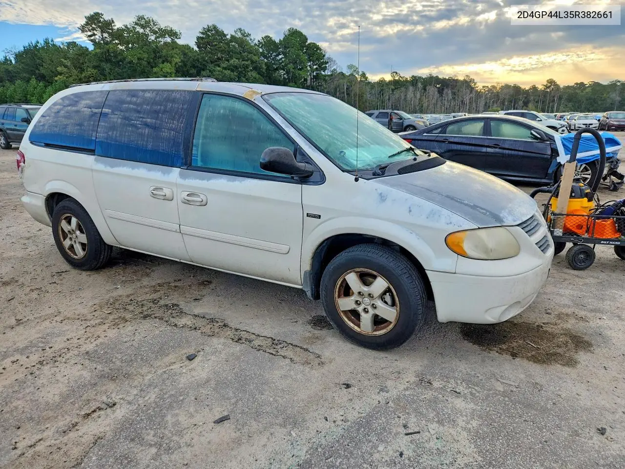 2005 DODGE CARAVAN VIN 2D4GP44L35R382661 — фото 4