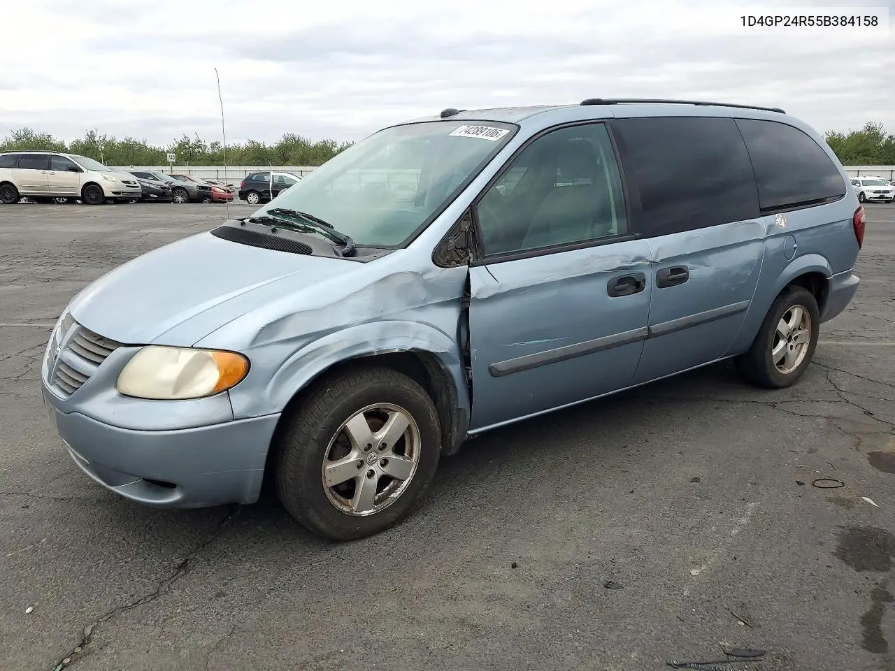 DODGE CARAVAN 2005, VIN 1D4GP24R55B384158