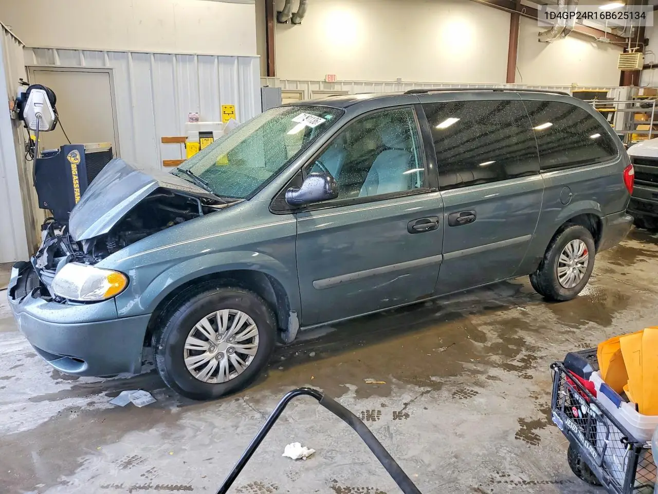 DODGE CARAVAN 2006, VIN 1D4GP24R16B625134