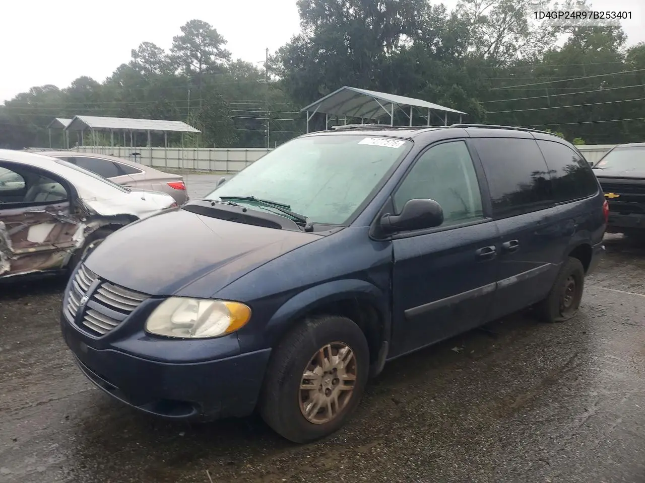 DODGE CARAVAN 2007, VIN 1D4GP24R97B253401