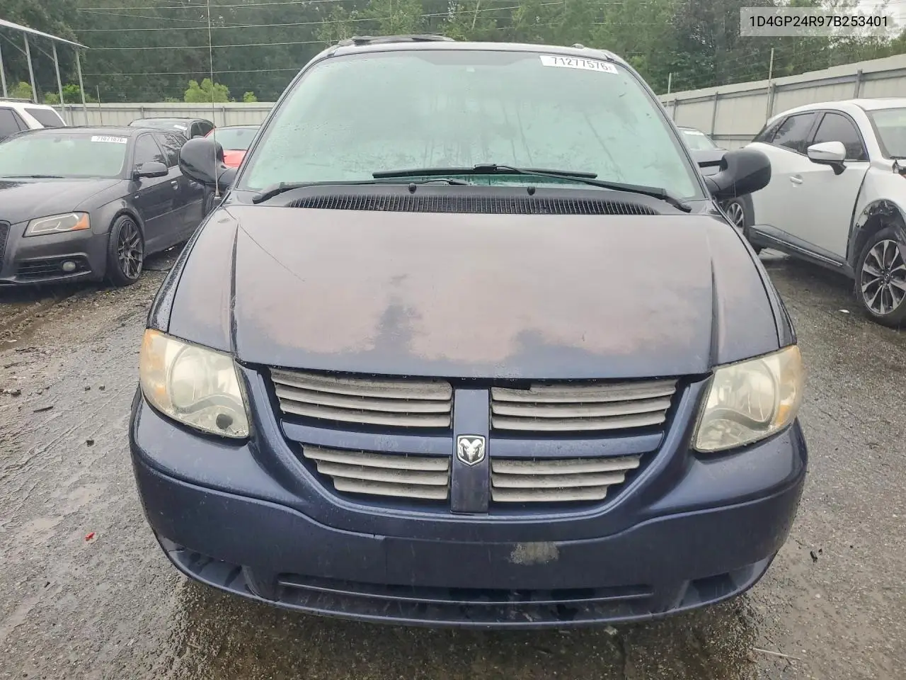 2007 DODGE CARAVAN VIN 1D4GP24R97B253401 — фото 5