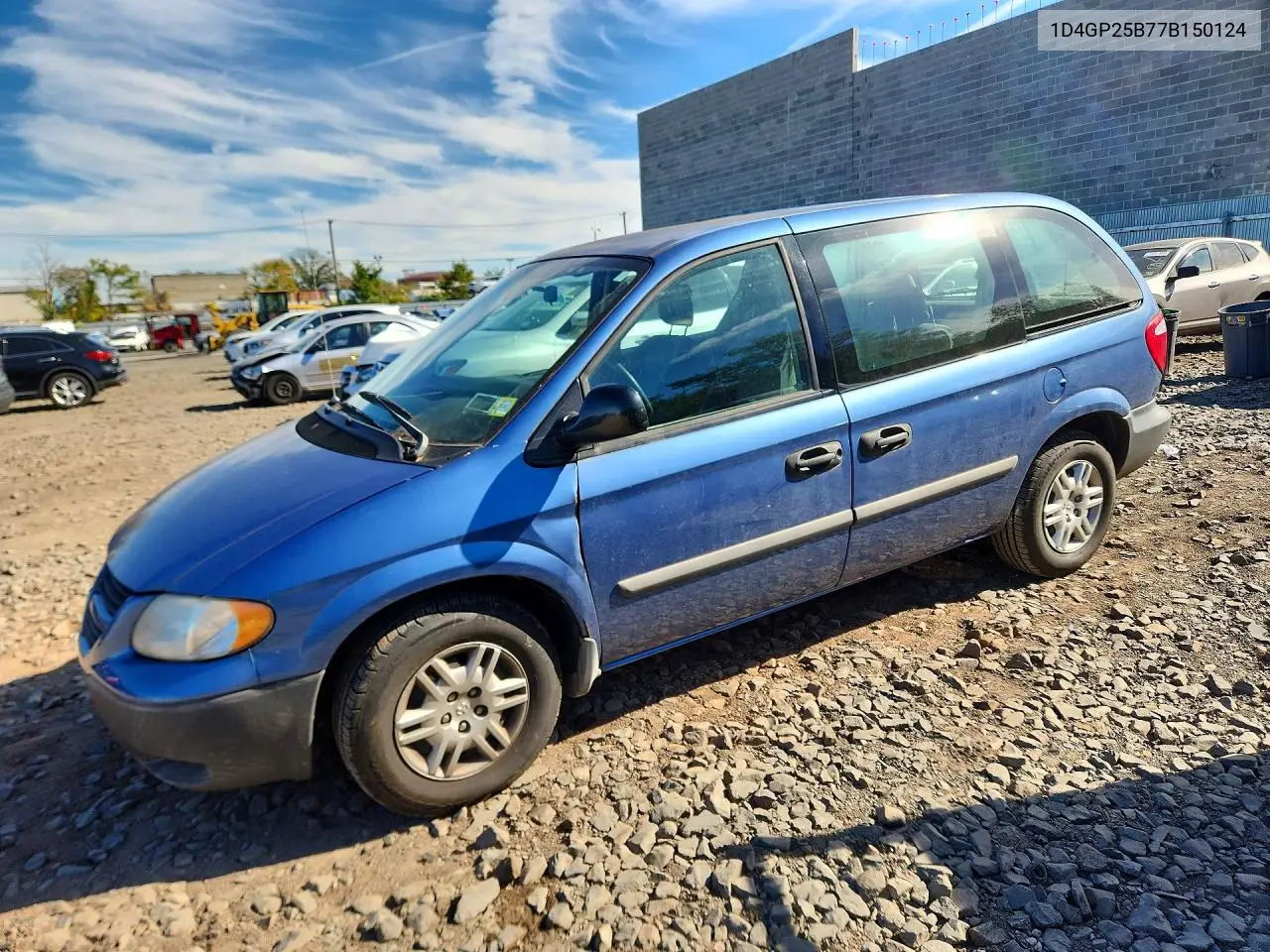 DODGE CARAVAN 2007, VIN 1D4GP25B77B150124