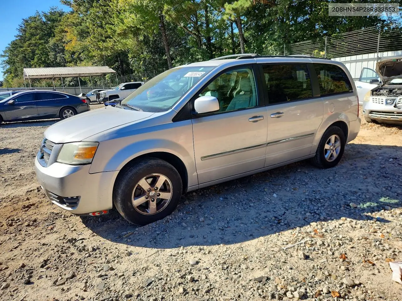 DODGE CARAVAN 2008, VIN 2D8HN54P28R833553