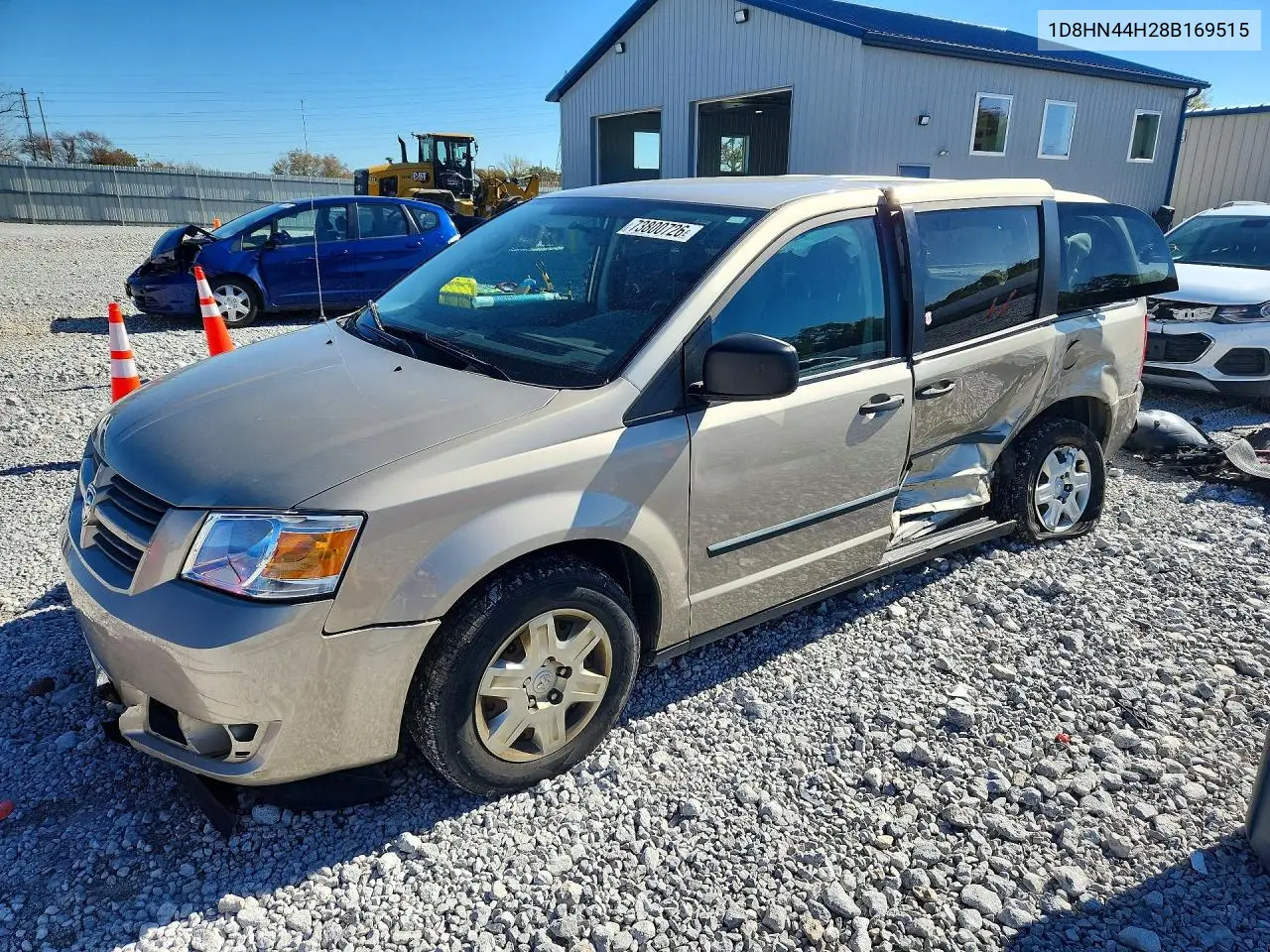DODGE CARAVAN 2008, VIN 1D8HN44H28B169515