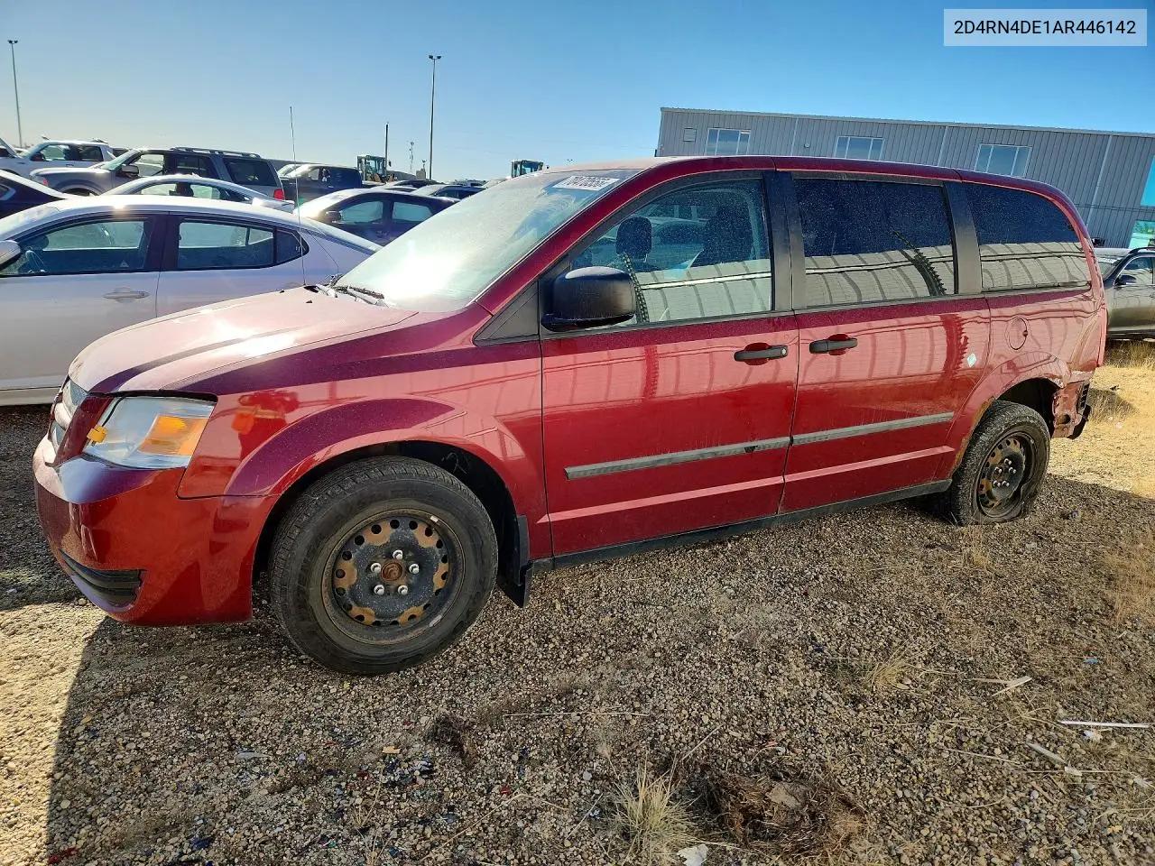 DODGE CARAVAN 2010, VIN 2D4RN4DE1AR446142