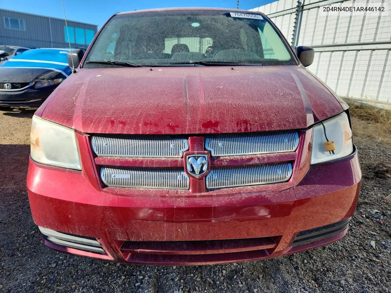 2010 DODGE CARAVAN VIN 2D4RN4DE1AR446142 — фото 5