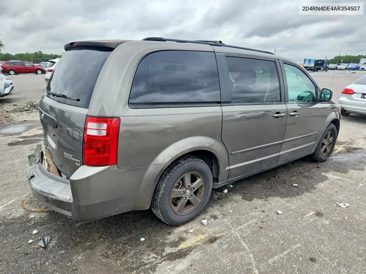 2010 DODGE CARAVAN VIN 2D4RN4DE4AR354507 — фото 3