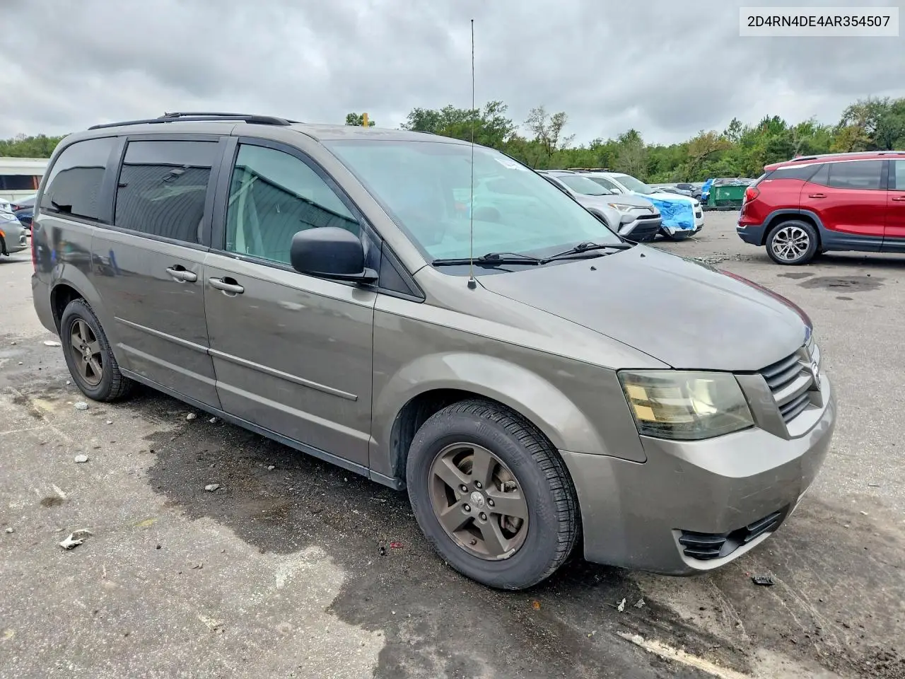 2010 DODGE CARAVAN VIN 2D4RN4DE4AR354507 — фото 4