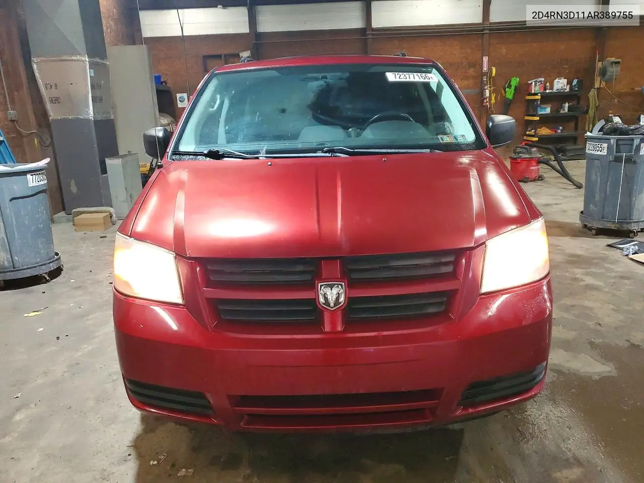 2010 DODGE CARAVAN VIN 2D4RN3D11AR389755 — фото 5