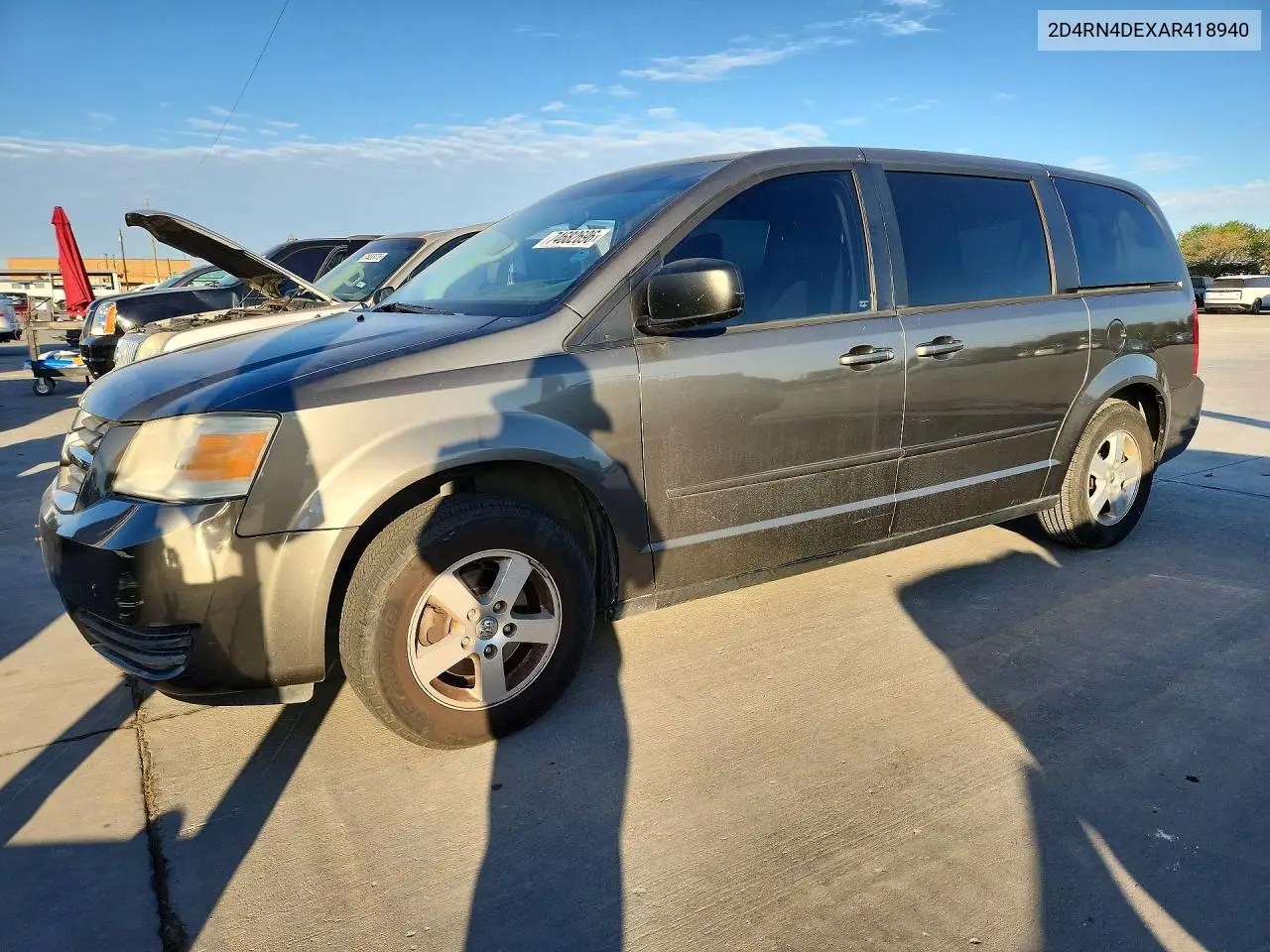 DODGE CARAVAN 2010, VIN 2D4RN4DEXAR418940
