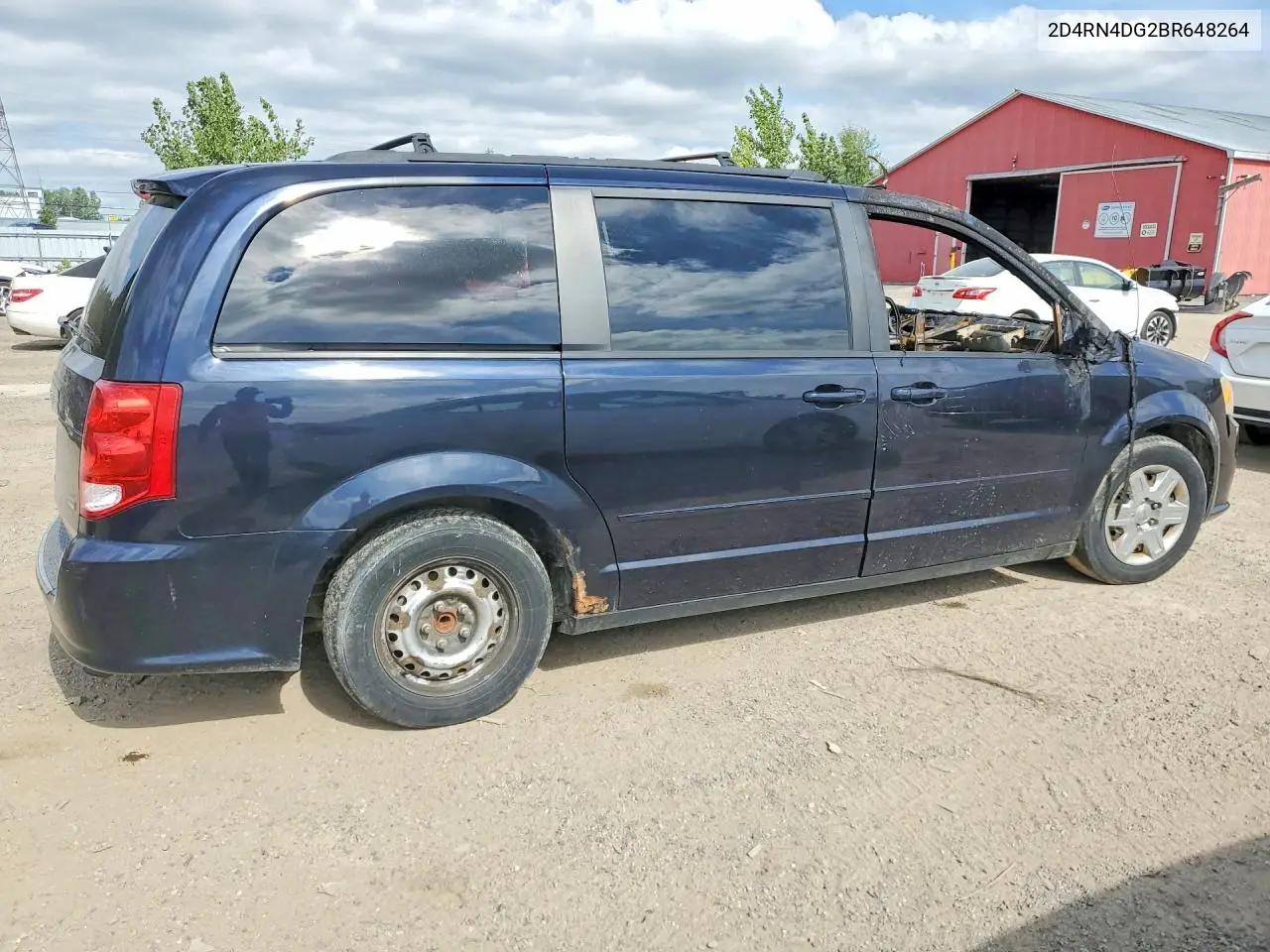 2011 DODGE CARAVAN VIN 2D4RN4DG2BR648264 — фото 3