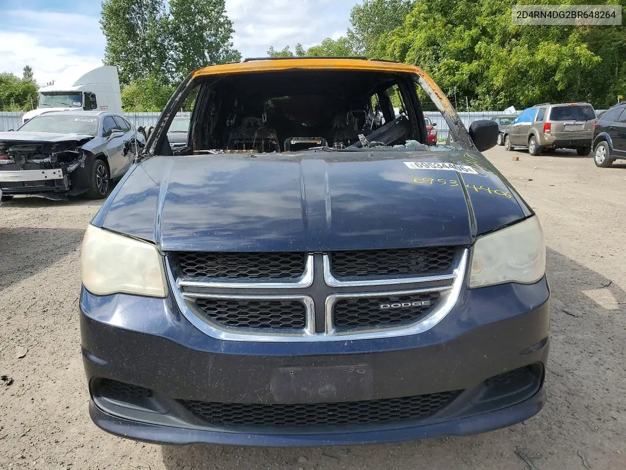 2011 DODGE CARAVAN VIN 2D4RN4DG2BR648264 — фото 5