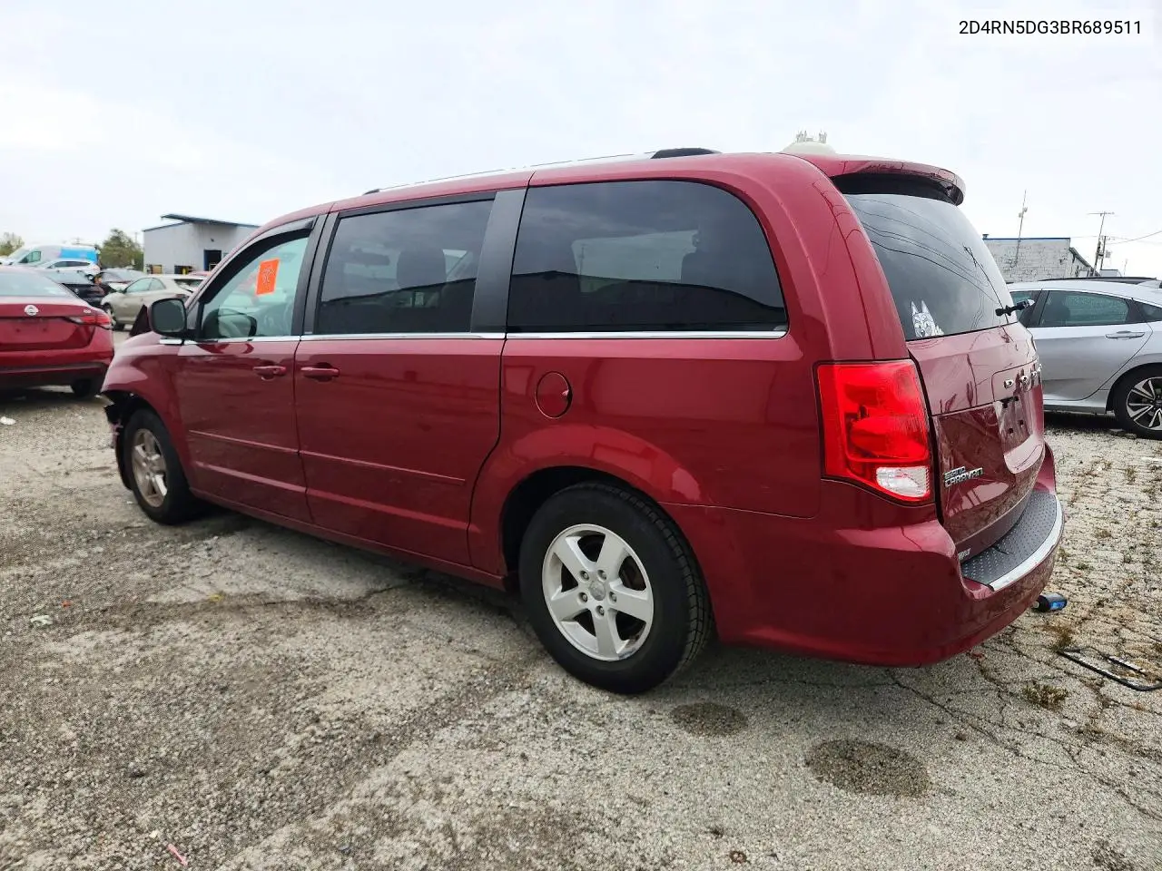 2011 DODGE CARAVAN VIN 2D4RN5DG3BR689511 — фото 2