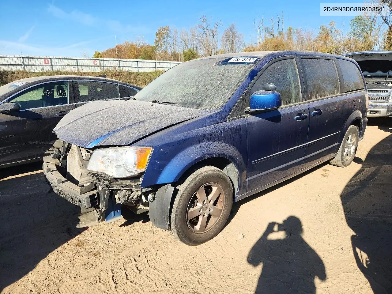 DODGE CARAVAN 2011, VIN 2D4RN3DG8BR608541