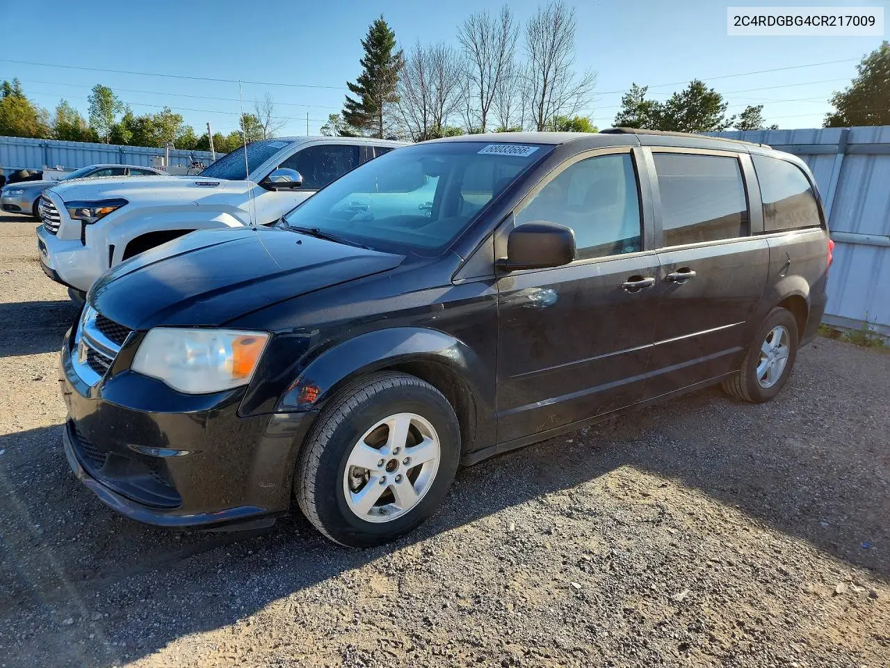 DODGE CARAVAN 2012, VIN 2C4RDGBG4CR217009
