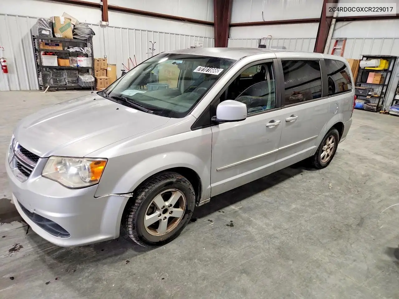 DODGE CARAVAN 2012, VIN 2C4RDGCGXCR229017