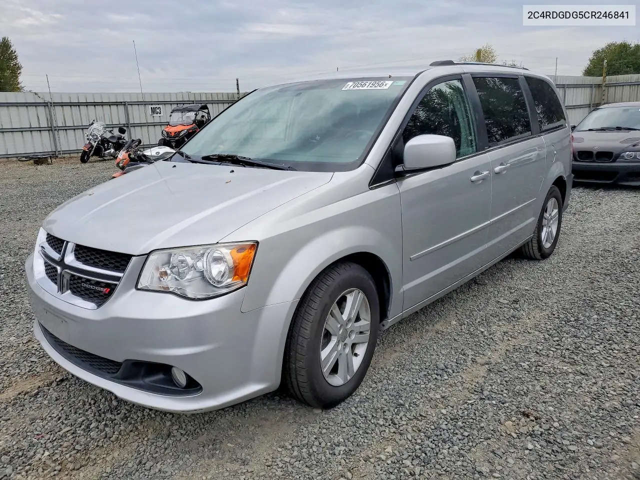DODGE CARAVAN 2012, VIN 2C4RDGDG5CR246841
