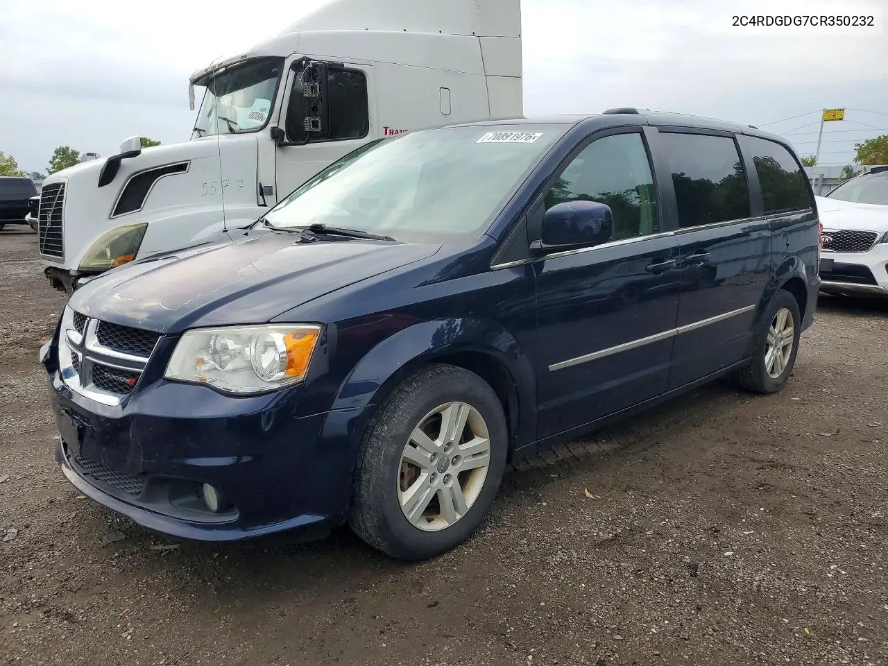 DODGE CARAVAN 2012, VIN 2C4RDGDG7CR350232